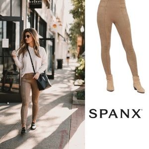 NWT Small Petite Faux Suede Leggings